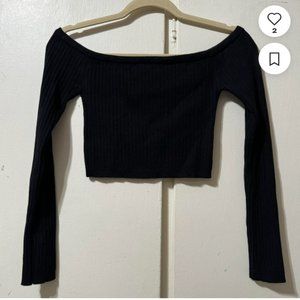 off the shoulder long sleeve